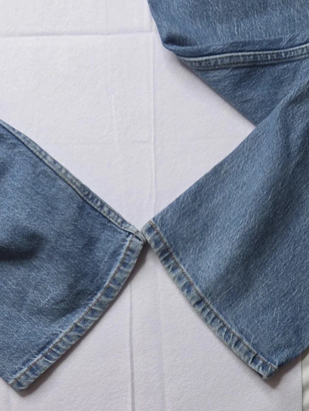 Levi's 505 Regular Fit Jeans Mens 36x32 Blue Straight Stretch Denim ExCond